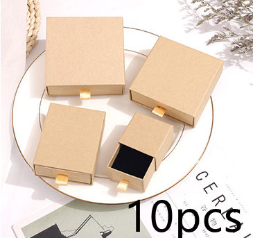 Paper Box Custom Jewelry Box Chic Small Jewerly Packaging Display For Necklace Bulk Drawer Cardboard Gift Box